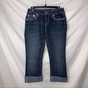 Miss Me cropped jeans size 28